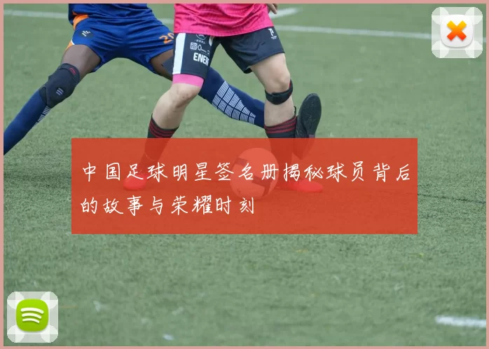 中国足球明星签名册揭秘球员背后的故事与荣耀时刻