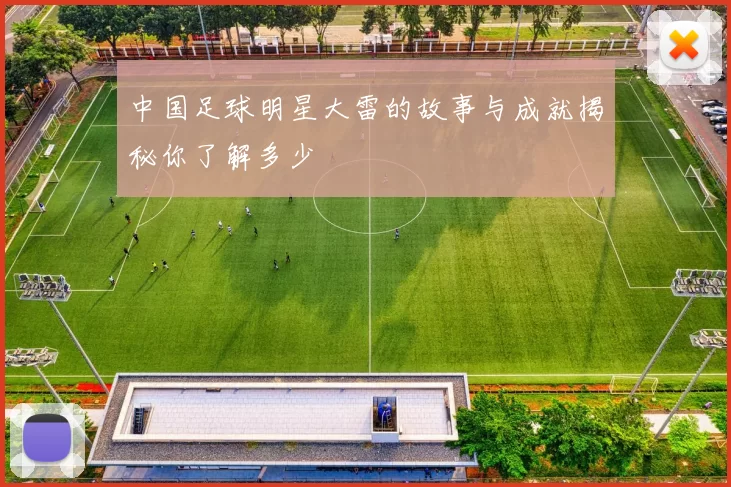 中国足球明星大雷的故事与成就揭秘你了解多少